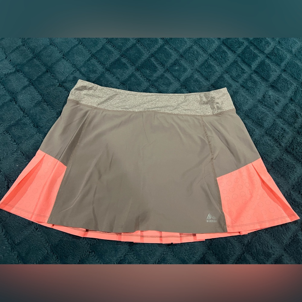 RBX Gray /Khaki and Salmon Skorts with Moisture-Wicking Fabric